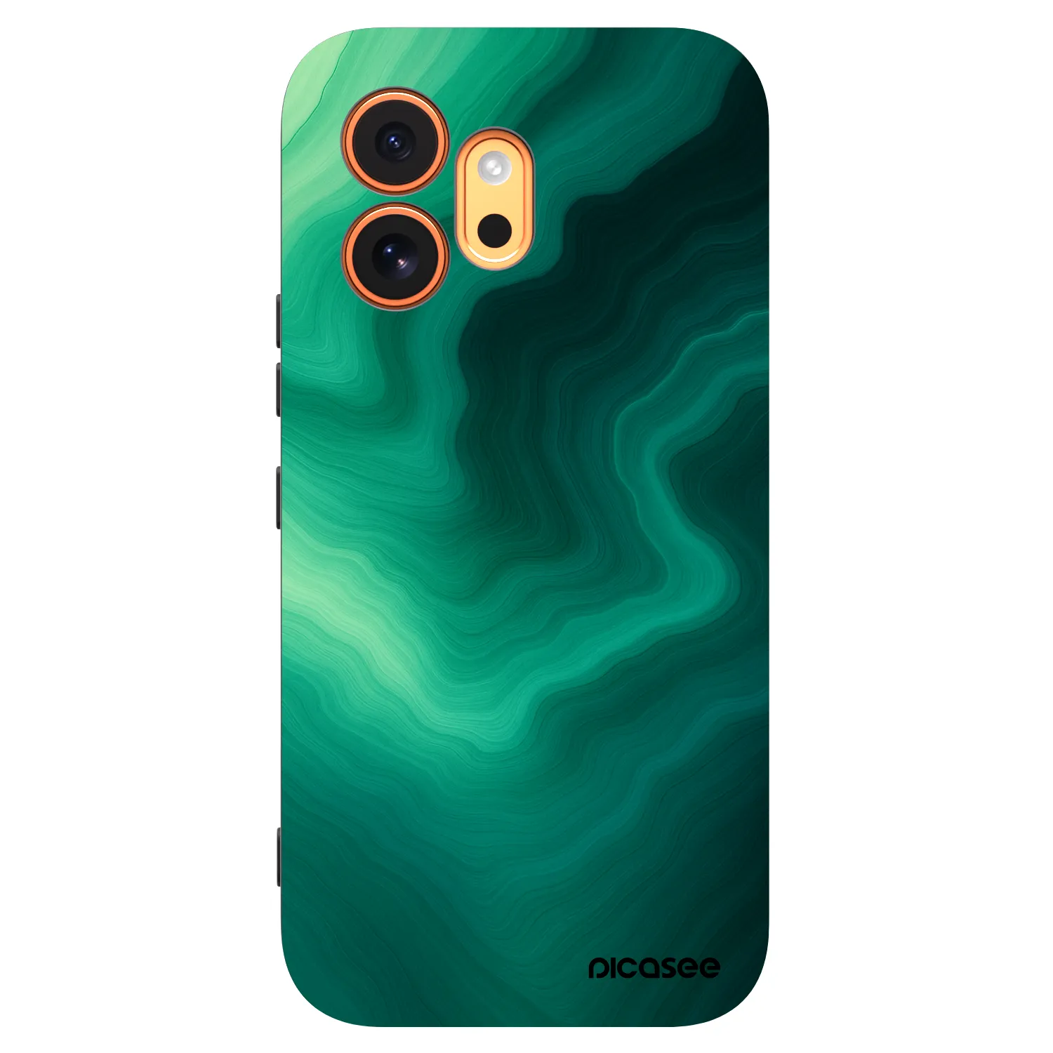 Picasee silikonový černý obal pro Honor 600 - Malachite