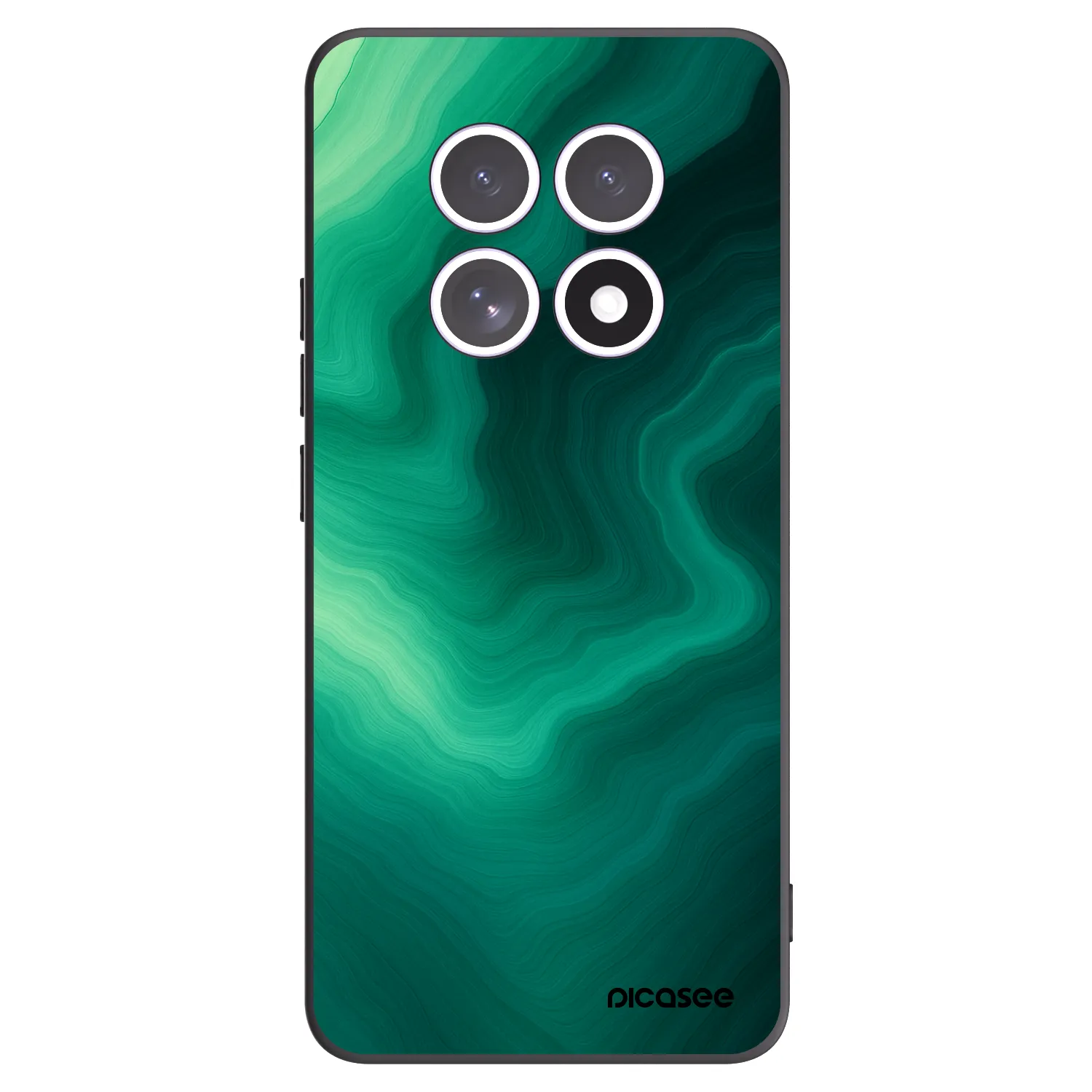 Picasee silikonový černý obal pro Xiaomi Redmi Note 15 5G - Malachite