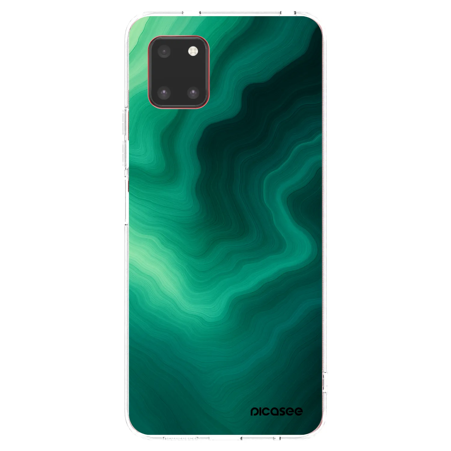 Picasee silikonový průhledný obal pro Samsung Galaxy Note 10 Lite N770F - Malachite