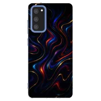 Picasee silikonový průhledný obal pro Samsung Galaxy S20 FE - Noir