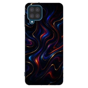 Picasee silikonový průhledný obal pro Samsung Galaxy A12 A125F - Noir