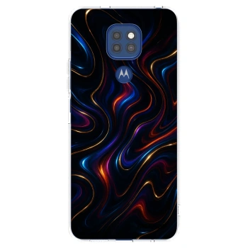 Picasee silikonový průhledný obal pro Motorola Moto G9 Play - Noir