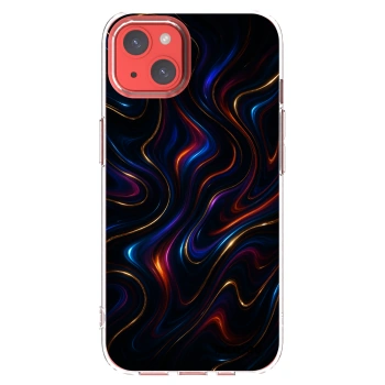 Picasee silikonový průhledný obal pro Apple iPhone 13 - Noir