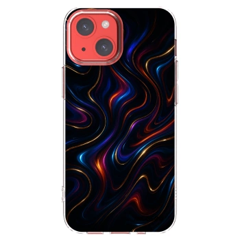 Picasee silikonový průhledný obal pro Apple iPhone 13 mini - Noir