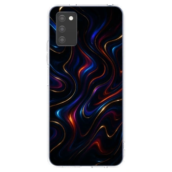 Picasee silikonový průhledný obal pro Samsung Galaxy A02s A025G - Noir