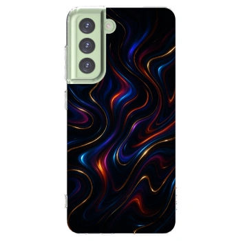 Picasee silikonový průhledný obal pro Samsung Galaxy S21 FE 5G - Noir