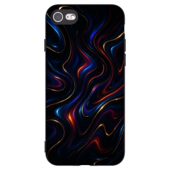 Picasee silikonový černý obal pro Apple iPhone SE 2022 - Noir