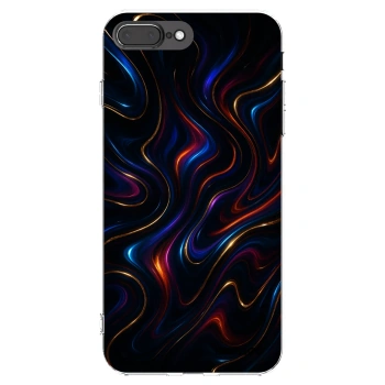 Picasee silikonový průhledný obal pro Apple iPhone 8 Plus - Noir