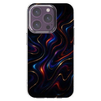 Picasee silikonový průhledný obal pro Apple iPhone 14 Pro - Noir