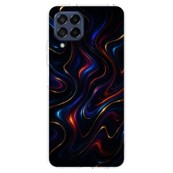 Picasee silikonový průhledný obal pro Samsung Galaxy M53 5G - Noir