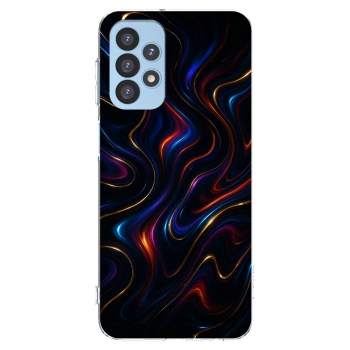 Picasee silikonový průhledný obal pro Samsung Galaxy A23 A235F 4G - Noir