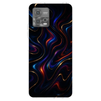 Picasee silikonový průhledný obal pro Motorola Moto G72 - Noir