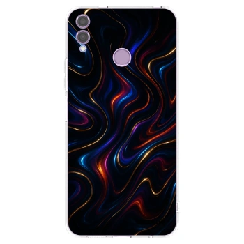 Picasee silikonový průhledný obal pro Honor 8X - Noir