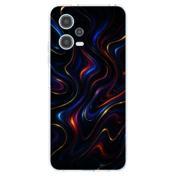 Picasee silikonový průhledný obal pro Xiaomi Redmi Note 12 5G - Noir