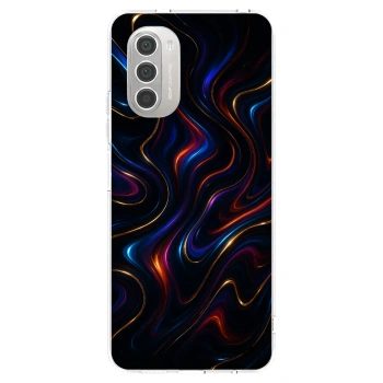 Picasee silikonový průhledný obal pro Motorola Moto G51 - Noir