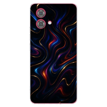 Picasee silikonový průhledný obal pro Motorola Moto G84 5G - Noir