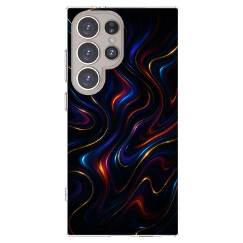 Picasee silikonový průhledný obal pro Samsung Galaxy S24 Ultra S928B 5G - Noir