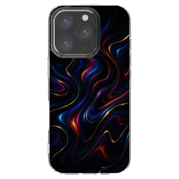 Picasee silikonový průhledný obal pro Apple iPhone 16 Pro - Noir