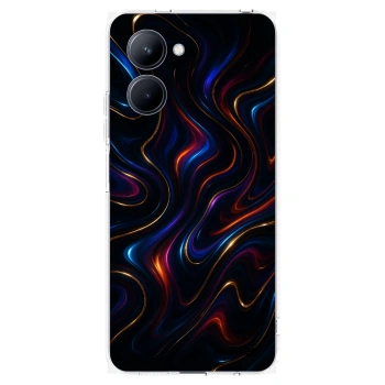 Picasee silikonový průhledný obal pro Realme C33 (2023) - Noir