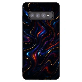 Picasee silikonový černý obal pro Samsung Galaxy S10 G973 - Noir