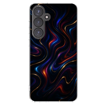 Picasee silikonový průhledný obal pro Samsung Galaxy S24 FE S721B - Noir