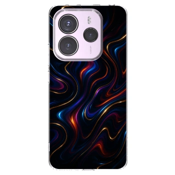 Picasee silikonový průhledný obal pro Xiaomi Redmi Note 14 5G - Noir