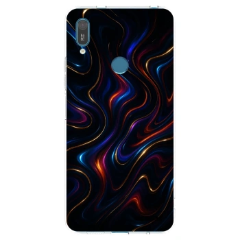Picasee silikonový průhledný obal pro Huawei Y7 2019 - Noir