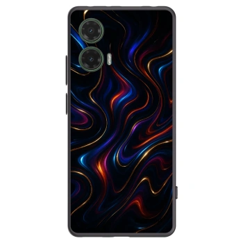 Picasee silikonový černý obal pro Motorola Moto G35 5G - Noir