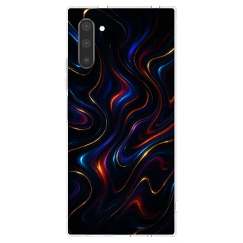 Picasee silikonový průhledný obal pro Samsung Galaxy Note 10 N970F - Noir