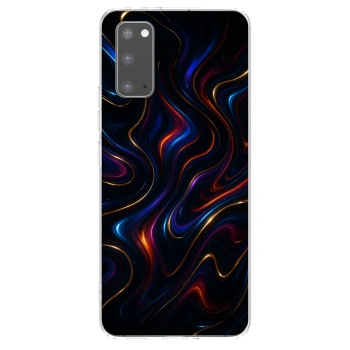 Picasee silikonový průhledný obal pro Samsung Galaxy S20 G980F - Noir