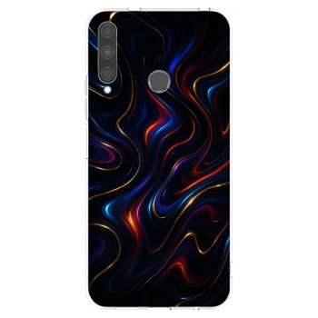 Picasee silikonový průhledný obal pro Huawei P40 Lite E - Noir