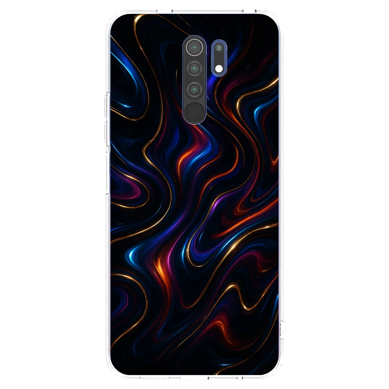 Picasee silikonový průhledný obal pro Xiaomi Redmi 9 - Noir