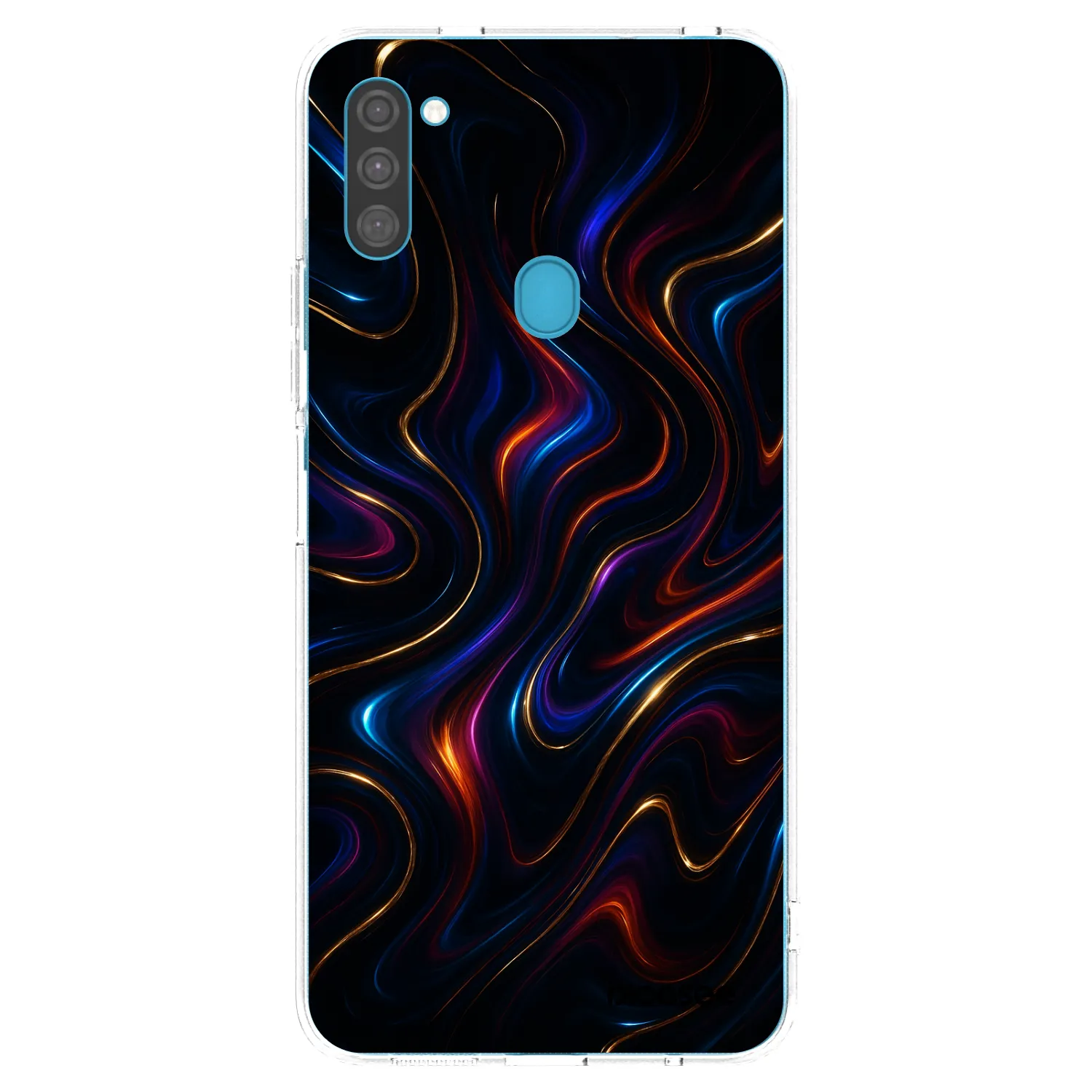 Picasee silikonový průhledný obal pro Samsung Galaxy M11 - Noir