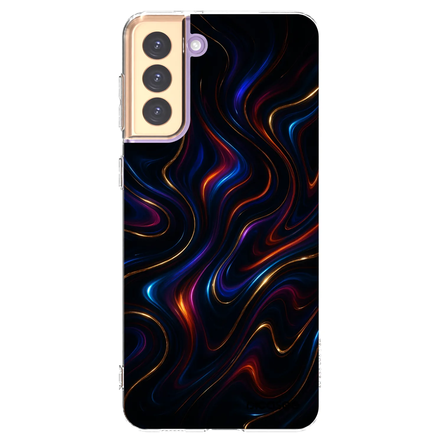 Picasee silikonový průhledný obal pro Samsung Galaxy S21+ 5G G996F - Noir