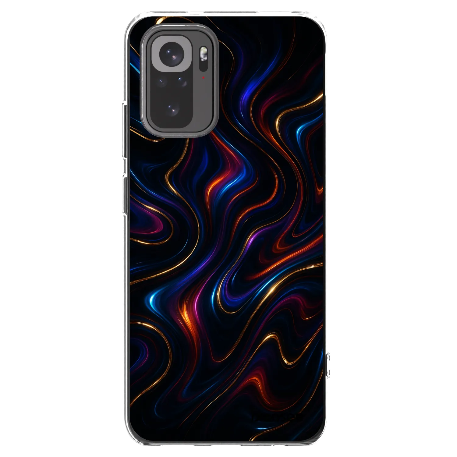 Picasee silikonový průhledný obal pro Xiaomi Redmi Note 10 - Noir