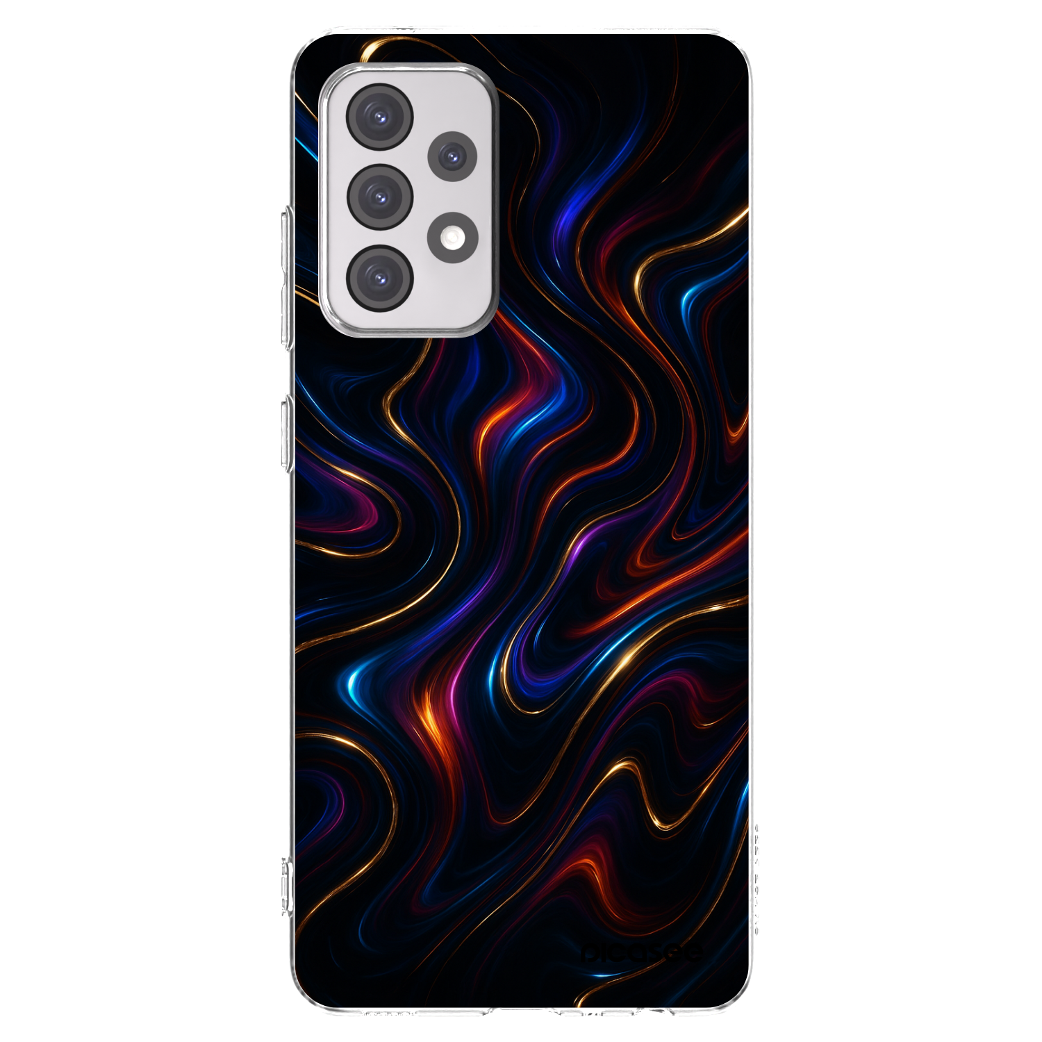 Picasee silikonový průhledný obal pro Samsung Galaxy A52 5G A525F - Noir
