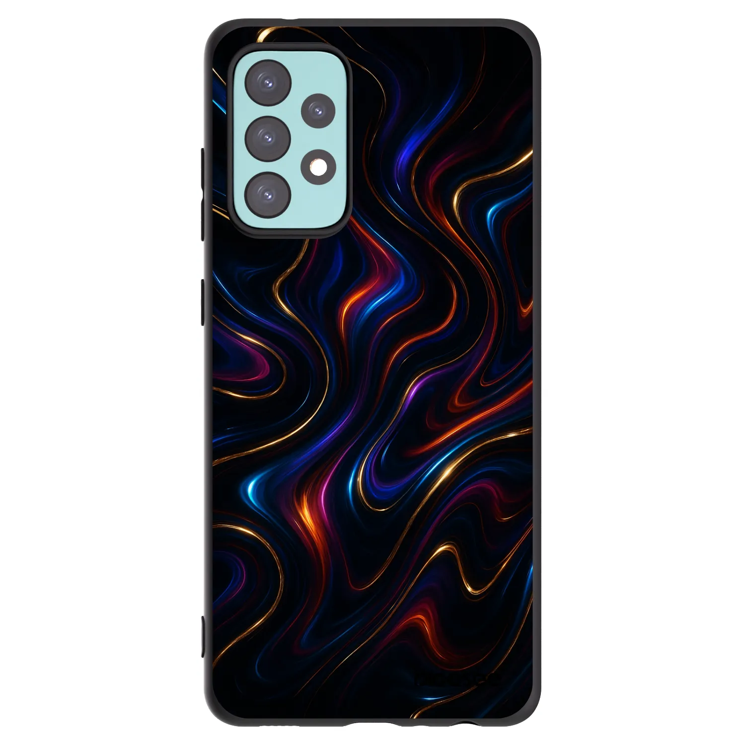 Picasee silikonový černý obal pro Samsung Galaxy A72 A725F - Noir