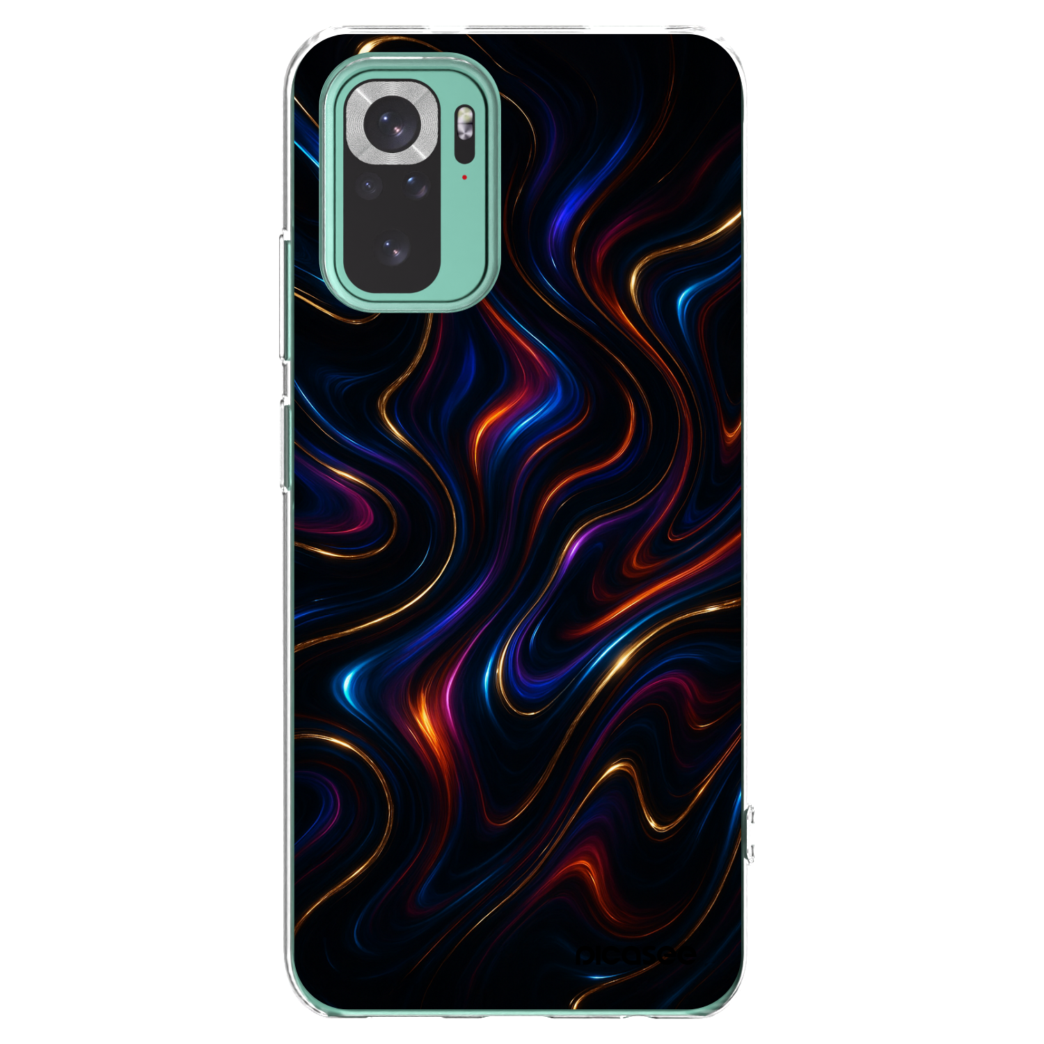 Picasee silikonový průhledný obal pro Xiaomi Redmi Note 10 Pro - Noir