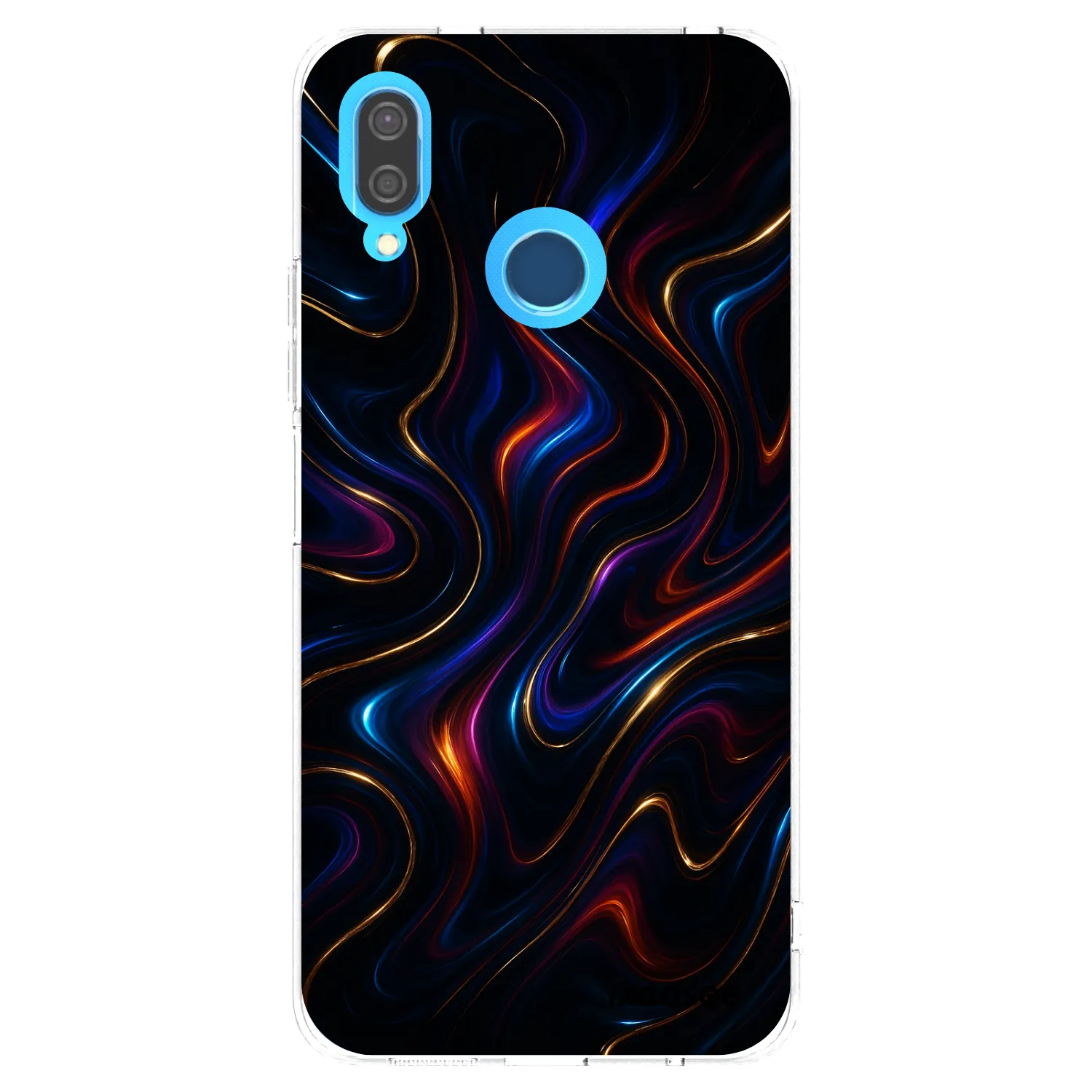 Picasee silikonový průhledný obal pro Huawei P20 Lite - Noir