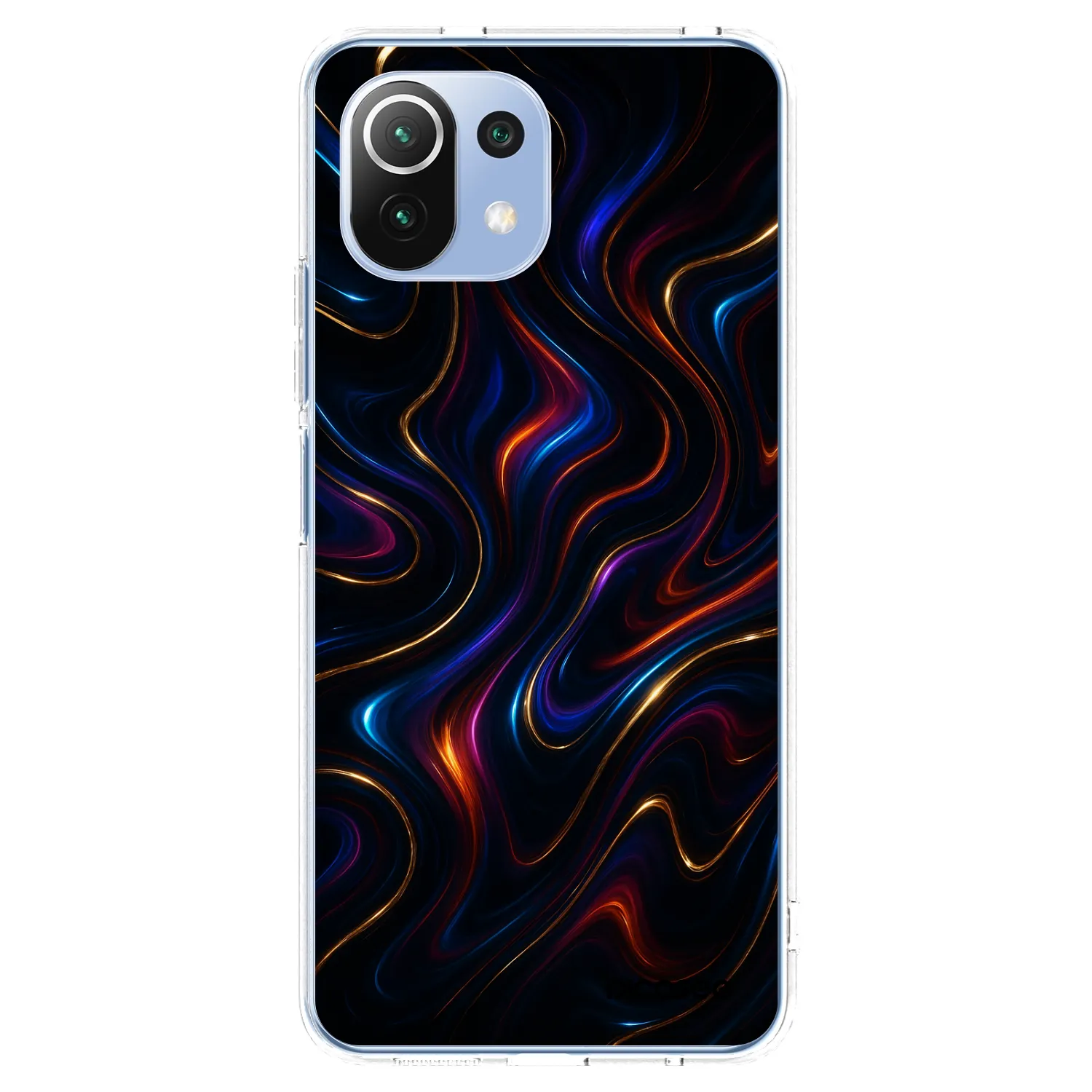 Picasee silikonový průhledný obal pro Xiaomi Mi 11 Lite - Noir