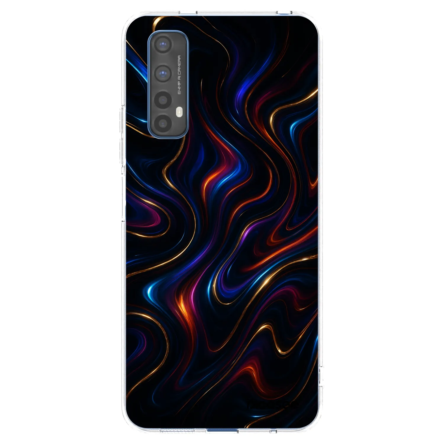 Picasee silikonový průhledný obal pro Realme 7 - Noir