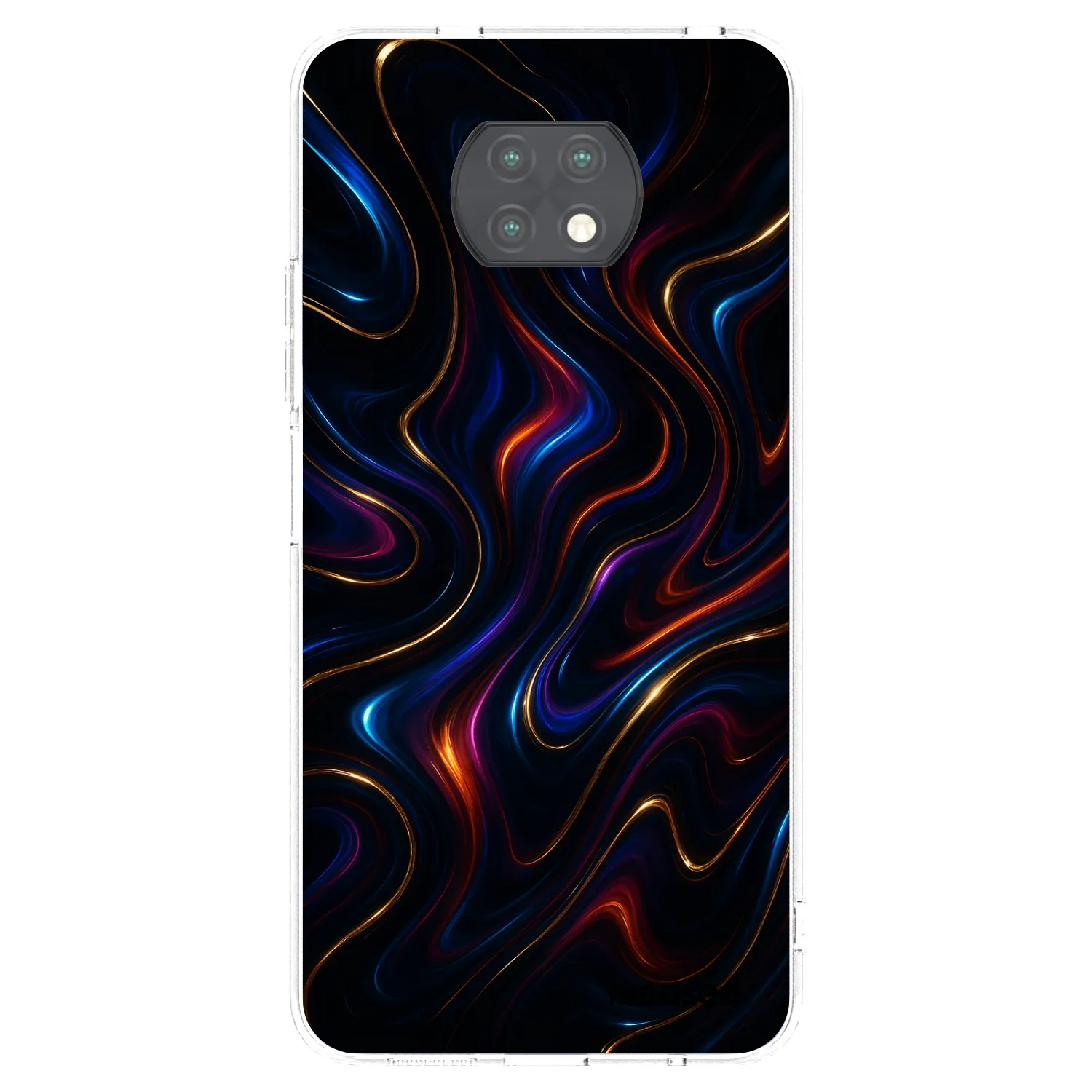 Picasee silikonový průhledný obal pro Xiaomi Redmi Note 9T - Noir