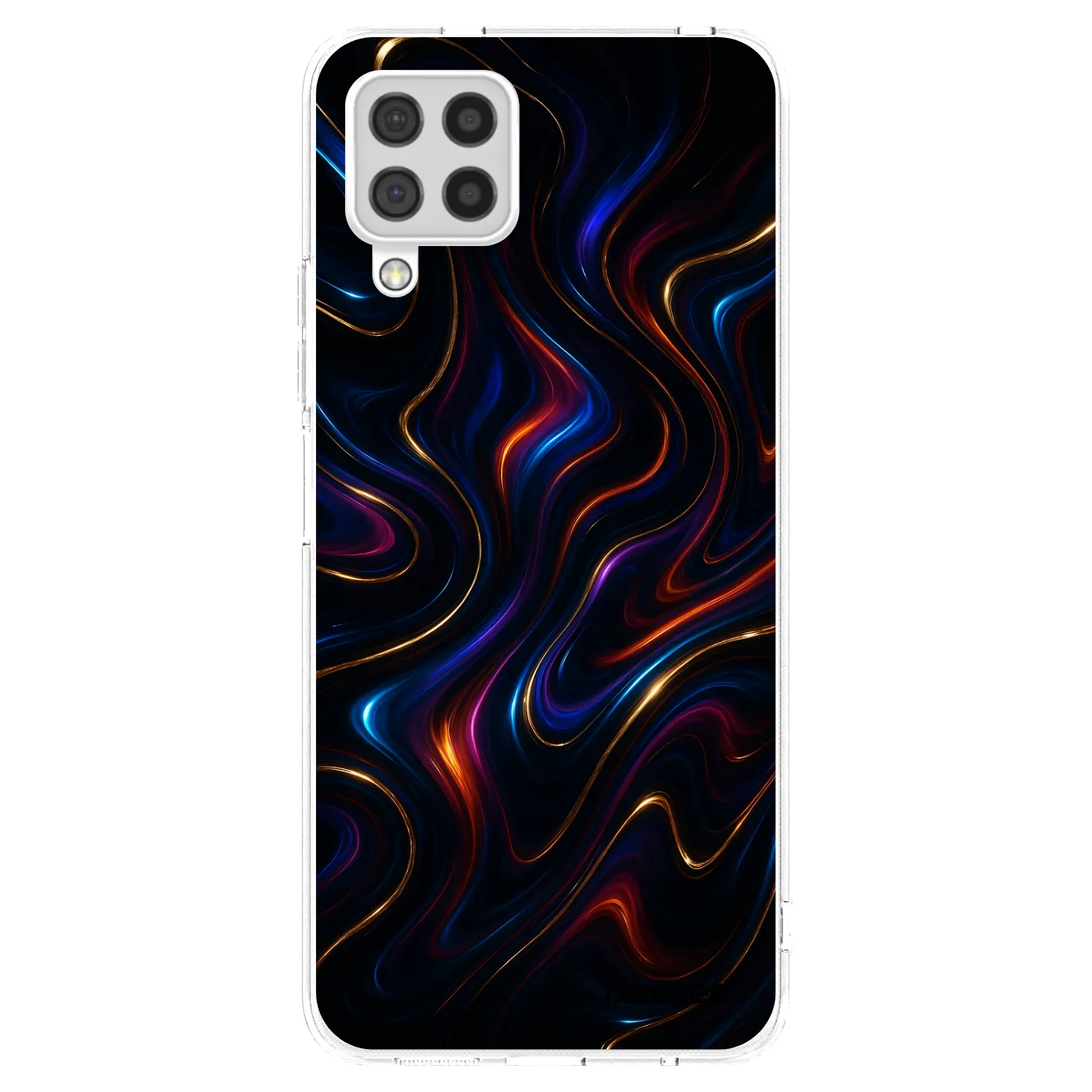 Picasee silikonový průhledný obal pro Samsung Galaxy A22 A225F 4G - Noir
