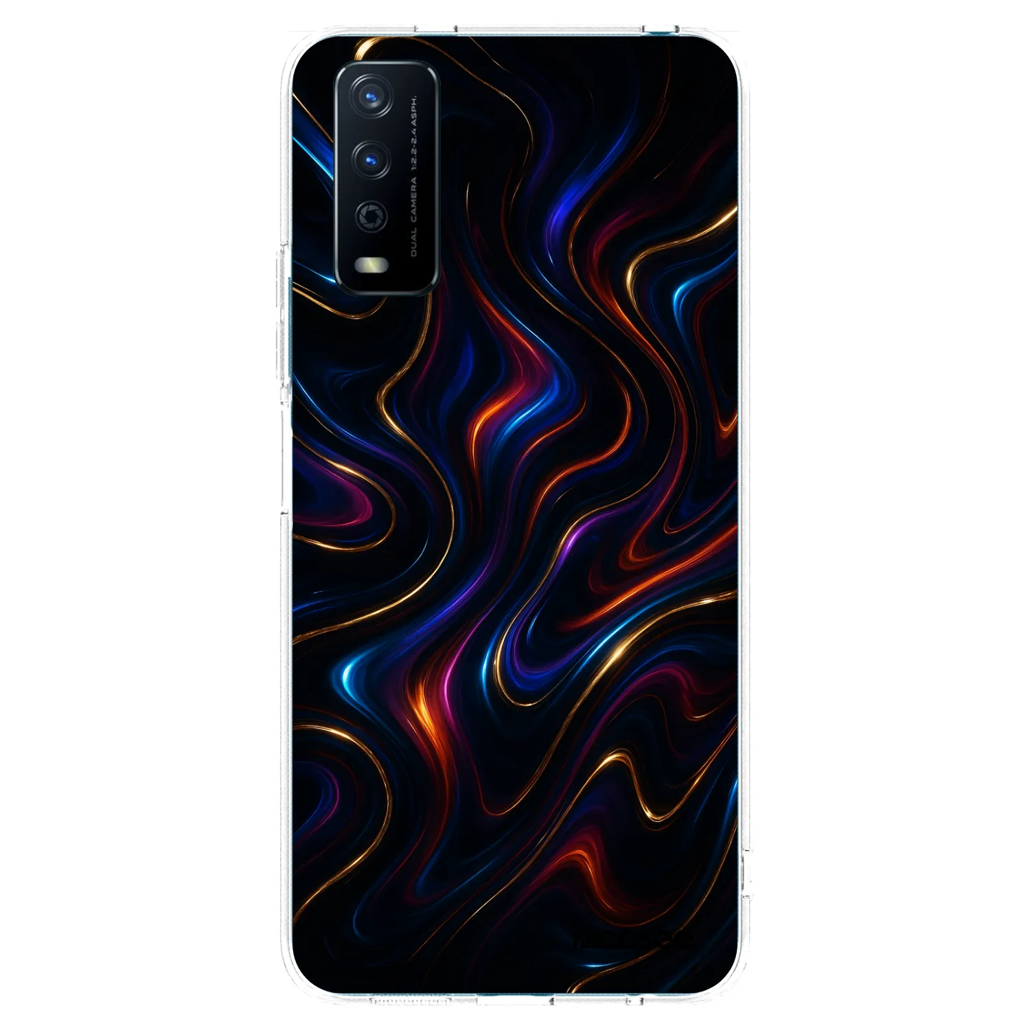 Picasee silikonový průhledný obal pro Vivo Y11s - Noir