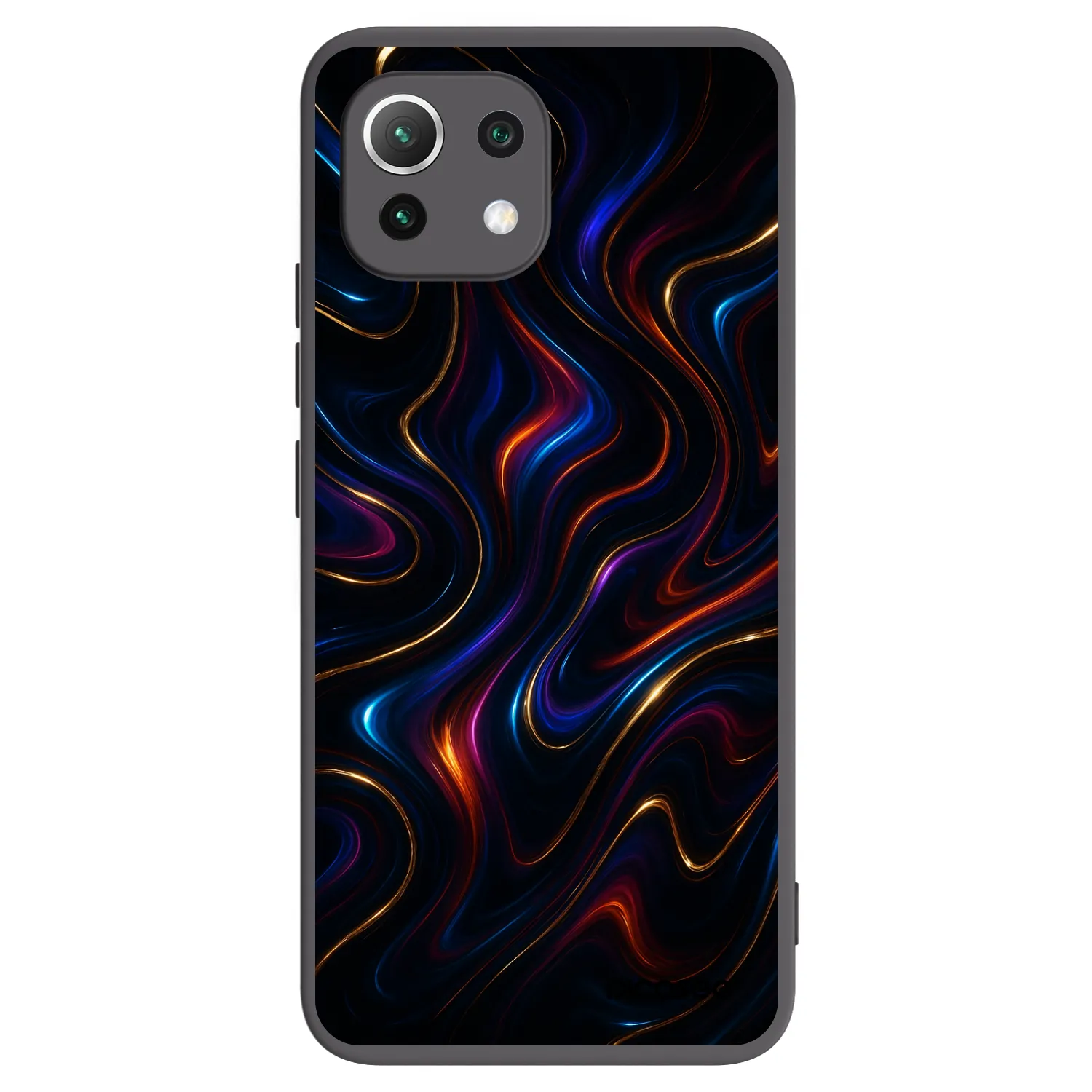 Picasee silikonový černý obal pro Xiaomi 11 Lite 5G NE - Noir