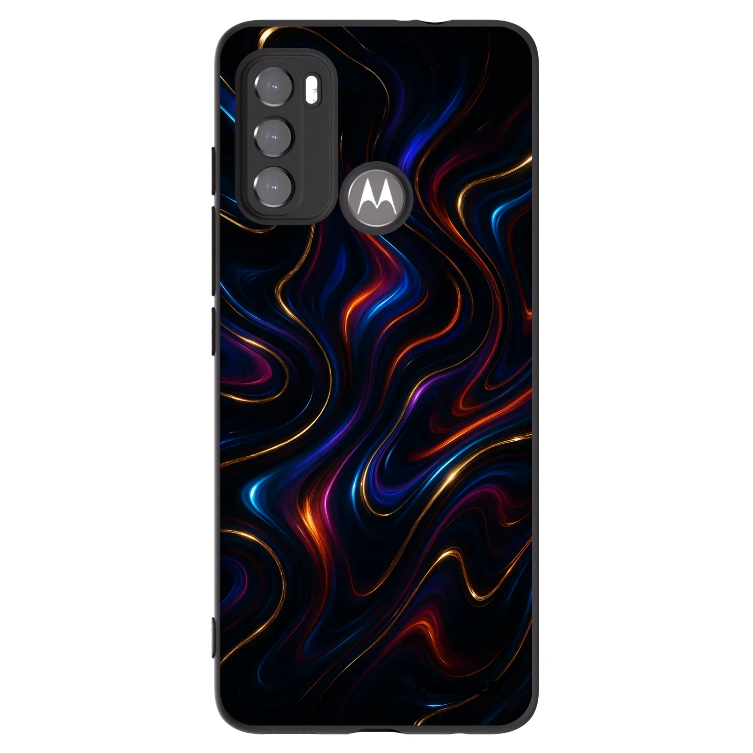 Picasee silikonový černý obal pro Motorola Moto G60 - Noir