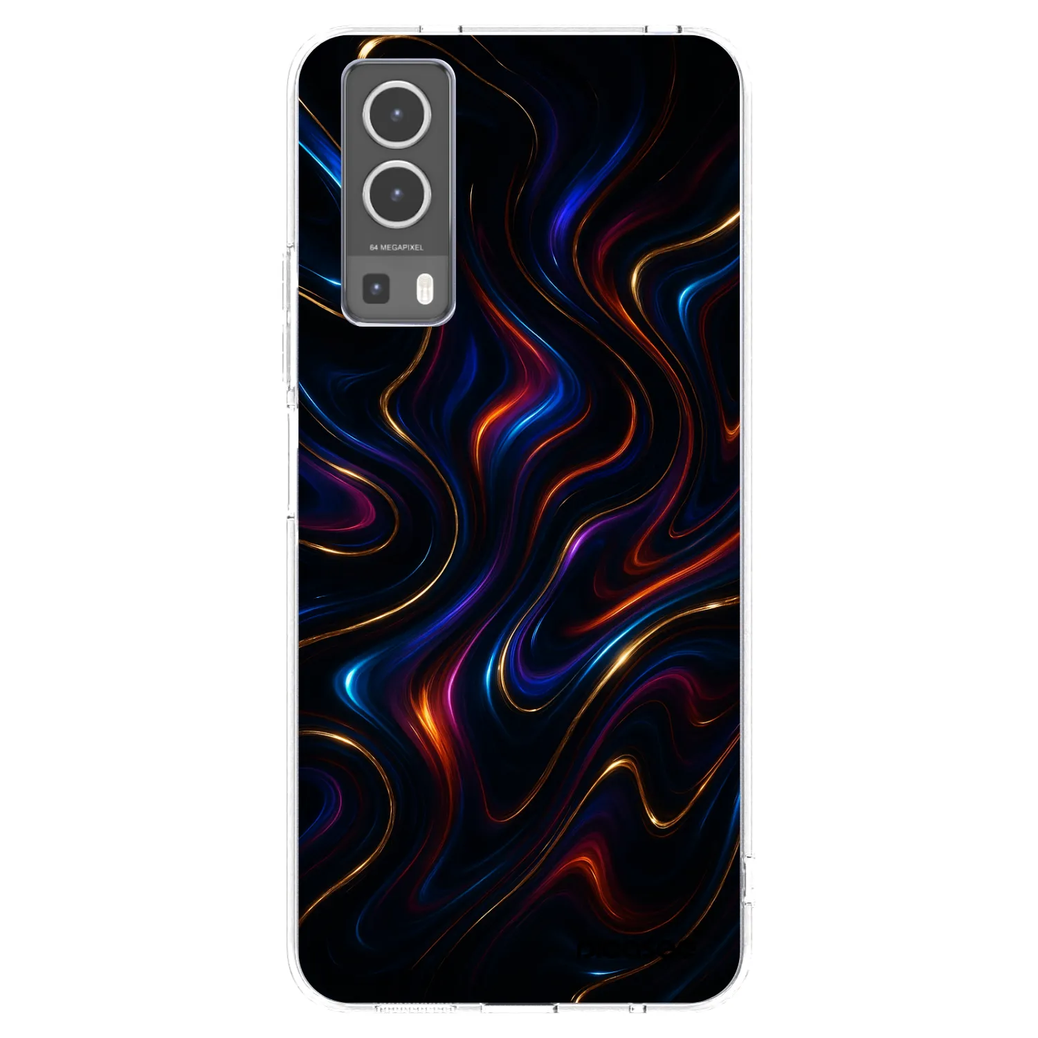 Picasee silikonový průhledný obal pro Vivo Y72 5G - Noir