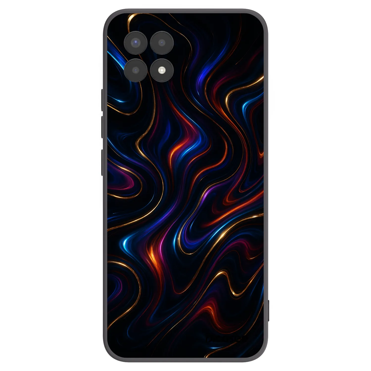 Picasee silikonový černý obal pro Realme 8i - Noir