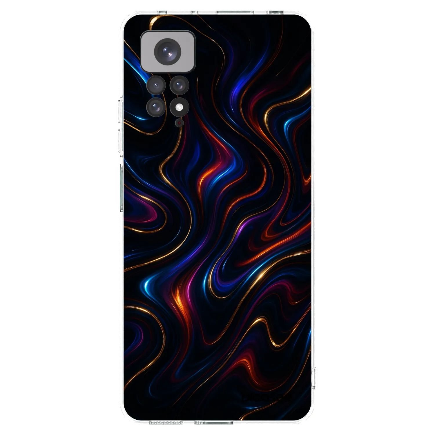Picasee silikonový průhledný obal pro Xiaomi Redmi Note 11S 4G - Noir