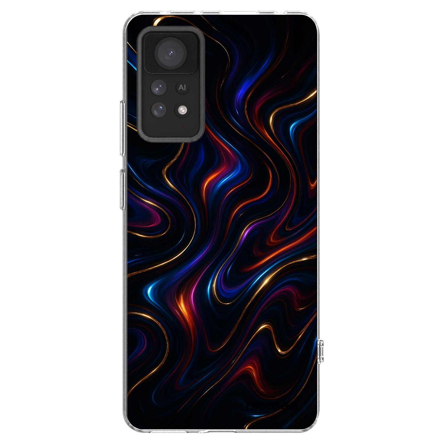 Picasee silikonový průhledný obal pro Xiaomi Redmi Note 11 Pro - Noir